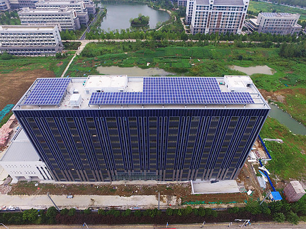 Hefei University-523KW BIPV zintegrowany projekt fotowoltaiczny budynku