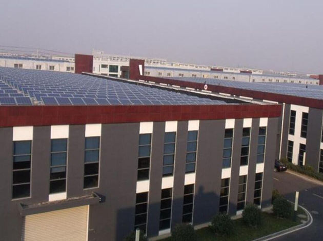 Changzhou-3.1MW dachowy system słoneczny dla fabryki